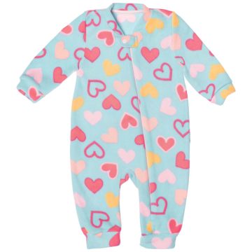 Macacão para bebê menina coração