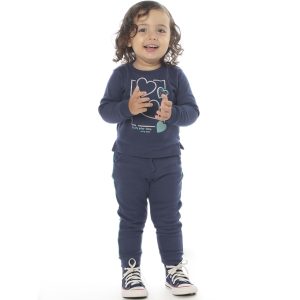 3619 Conjunto infantil para meninaa blusa manga longa com calça corações