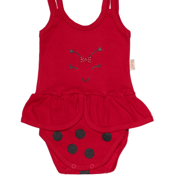 BODY ALCINHA COM SAIA DE JOANINHA