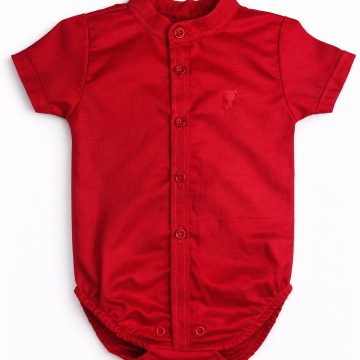 BODY TECIDO MANGA CURTA CÃOZINHO